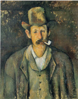 セザンヌ、『パイプをくわえた男』、1892-95頃、油彩・キャンヴァス、73.0x60.0cm