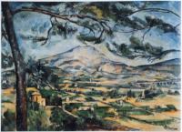 ポール・セザンヌ、『サント=ヴィクトワール山』、1887頃、油彩・キャンヴァス、66.8x92.3cm