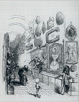 グランヴィル《展示画廊》 『もう一つの世界』より 1844
