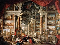 パニーニ《近世ローマの景観図の画廊》 1759