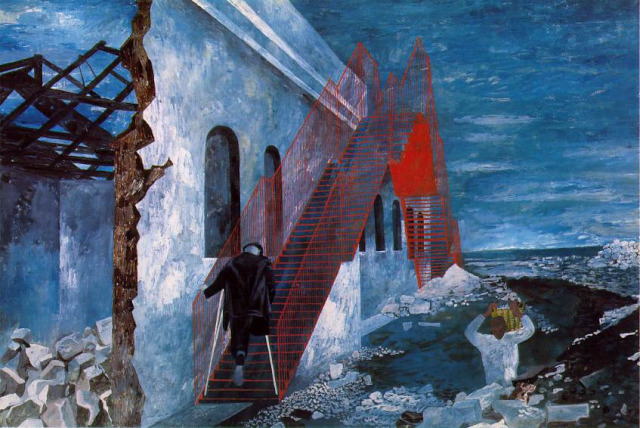 ベン・シャーン《赤い階段》1944