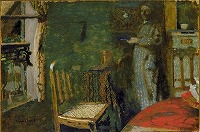 ヴュイヤール《窓辺の女》1898