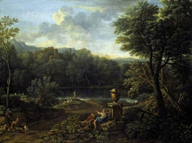 ジョン・ウートン《古典的風景》1720-30年代