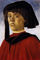 ボッティチェッリ《青年の肖像》1470頃