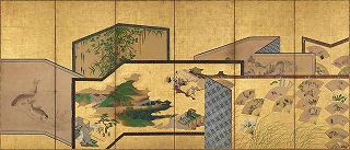 《屛風図屛風》江戸時代、18世紀：左隻