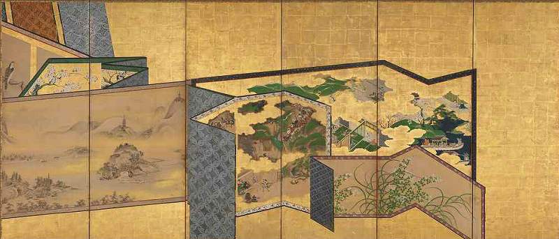 《屛風図屛風》江戸時代、18世紀：右隻