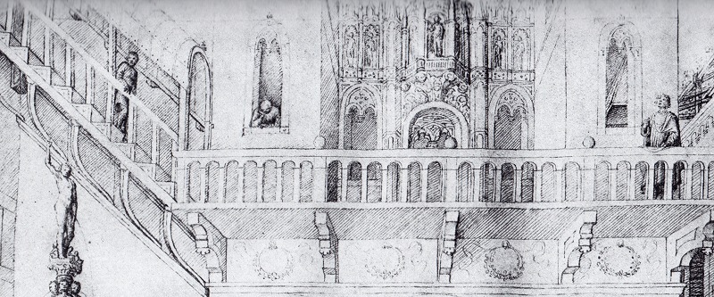 ヤーコポ・ベッリーニ《ソロモンの審判》（部分） 1430年代－50年代半ば頃