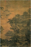 李容瑾《漢苑図》元　14世紀