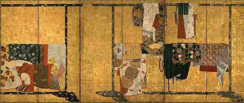 《誰が袖図屛風》桃山－江戸時代、16世紀末－17世紀半ば（右隻）