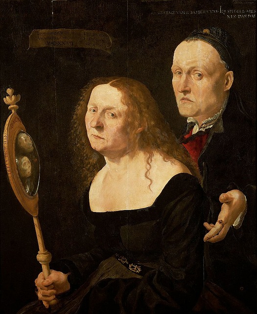 フルテナゲル《画家ハンス・ブルクマイアーとその妻アンナ》1529