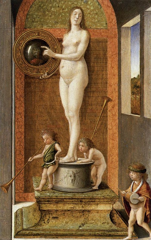 ジョヴァンニ・ベッリーニ《虚飾ないし賢明の寓意》1490-95頃