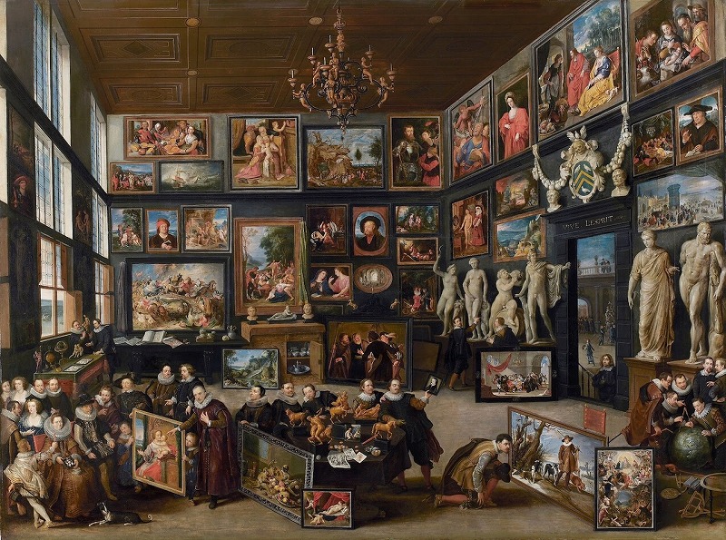 ウィレム・ファン・ハーハト《コルネリス・ファン・デル・ヘーストの画廊》1628