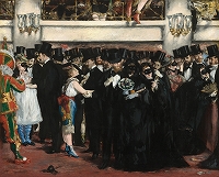 マネ《オペラ座の仮面舞踏会》1873
