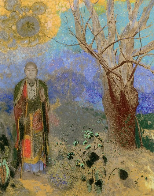 ルドン　《仏陀》　1905頃