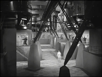 『メトロポリス』 1927、約12分：機械室
