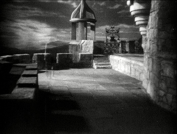 『幽霊西へ行く』 1935、約15分：屋上