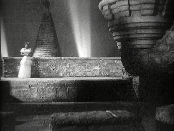 『幽霊西へ行く』 1935、約1時間8分：屋上（20世紀のフロリダ）