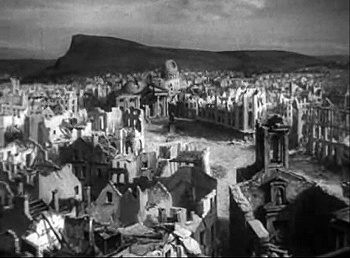 『来るべき世界』 1936、約23分：1966年、廃墟