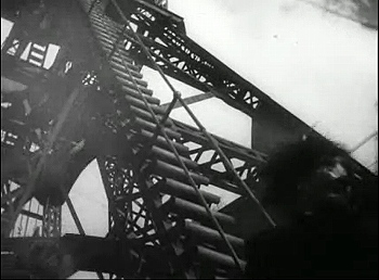 『来るべき世界』 1936、約42分：鉱山での戦闘