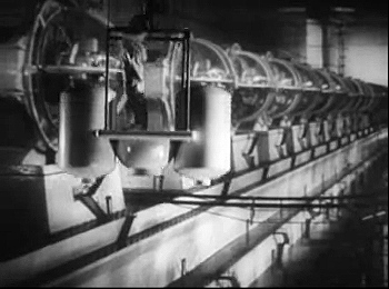 『来るべき世界』 1936、約1時間6分：地下都市の建造