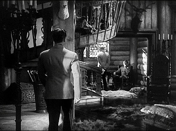 『ゼンダ城の虜』 1937、約1時間12分：別荘の螺旋階段