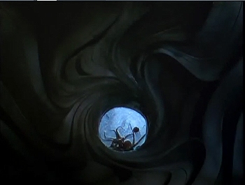 『バグダッドの盗賊』 1940、約1時間19分：大蛸の穴