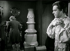 『黒い城』 1952　約19分：ベケットの部屋　陶製ストーヴ
