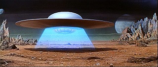 『禁断の惑星』 1956　約11分：アルテア４への着陸
