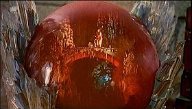 『シンバッド七回目の航海』 1958　約1時間19分：水晶玉に映る地底の石橋