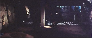 『亡霊怪猫屋敷』 1958　約55分：高床のはなれ、床下