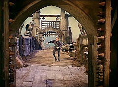 『ジャックと悪魔の国』 1962　約23分：魔術師の城、玄関前の橋