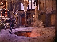 『ジャックと悪魔の国』 1962　約23分：魔術師の城、広間