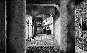 『恐怖のロンドン塔』 1962　約47分：廊下