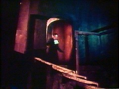 『古城の亡霊』 1963　約1時間10分：隠し扉の先で地下への階段、下から