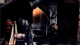 『呪いの館』 1966　約24分：宿屋、階段下の奥への扉口