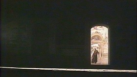 『さらば美しき人』 1971　約1時間2分：ソランツォの城、廊下(?)