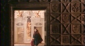 『さらば美しき人』 1971　約1時間6分：ソランツォの城、アンナベッラの部屋(?)とその向こう