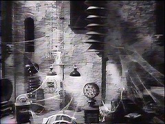 『ヤング･フランケンシュタイン』 1974　約30分：実験室＋蜘蛛の巣