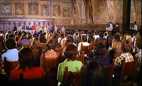 『影なき淫獣』 1973　約26分：ペルージャ　プリオーリ宮一階の公証人広間
