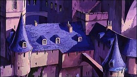 『ルパン三世　カリオストロの城』 1979　約16分：城の一部　上から