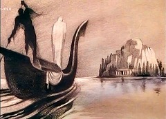 『バンド・ワゴン』 1953 約1時間12分;初演の様子(?)1~ベックリーン《死の島》風 『バンド・ワゴン』 1953 約1時間12分;初演の様子(?)1~ベックリーン《死の島》風