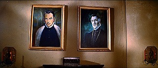 『恐怖の振子』 1961　約10分：フランシスの部屋、ニコラスの父と叔父の肖像画