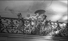 『亡霊の復讐』 1965　約55分：食堂、壁と天井の境のだまし絵