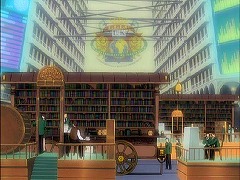 『R.O.D.』 2001　第1話、約11分：大英図書館の地下