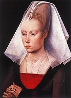 ロヒール・ヴァン・デル・ウェイデンの工房《婦人の肖像》 1460頃