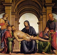 ペルジーノ《ピエタ》1483-1493頃