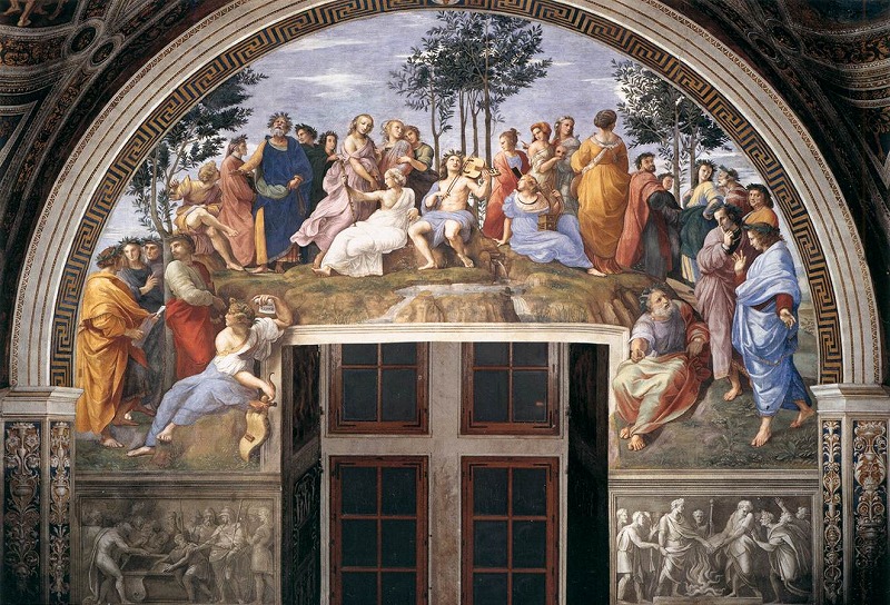 ラファエッロ《パルナッソス》1510-11