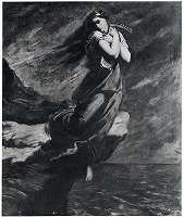 シャセリオー《海に身を投げるサッフォー》1840