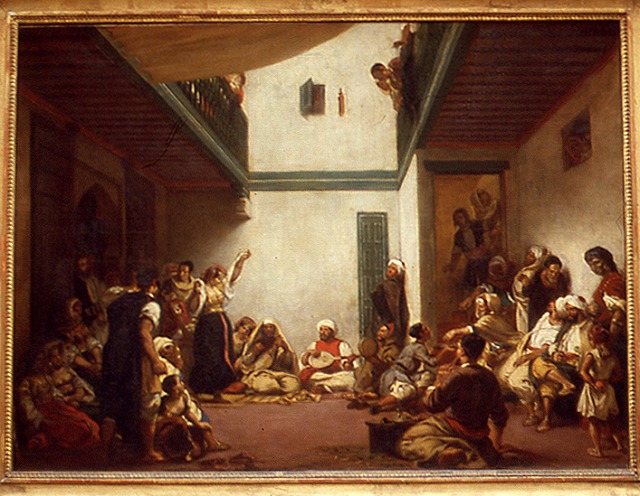 ドラクロワ《モロッコでのユダヤ人の結婚式》1837頃