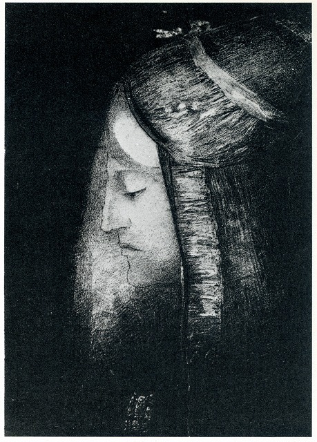 ルドン《光の横顔》1886